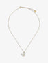 Collier à pendentif papillon orné de pierres nacrées et de zircons - Or - 3