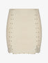 Jupe détails cloutés - Beige - 1