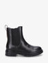 Chelsea boots à contrefort stylisé - Noir/marron - 1