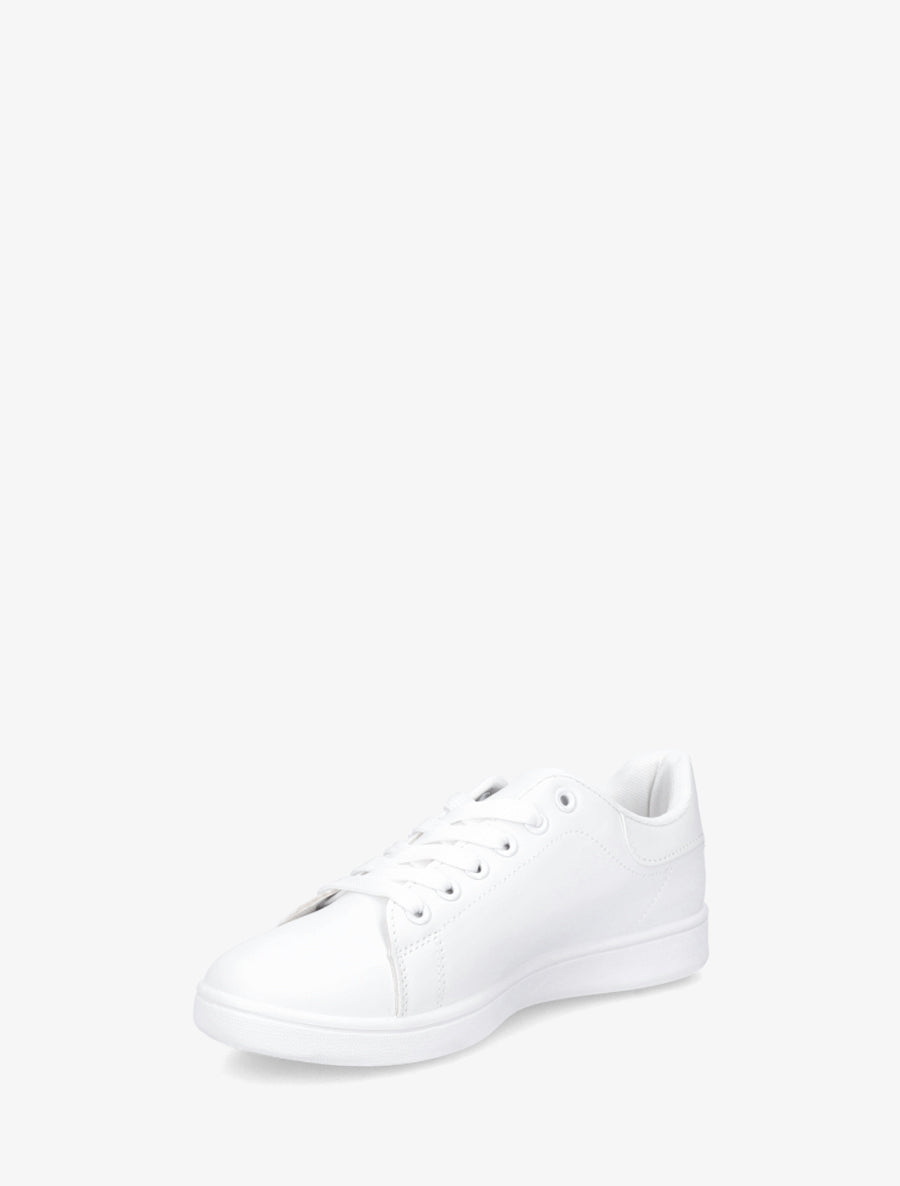 Baskets basiques unies - Blanc - 3