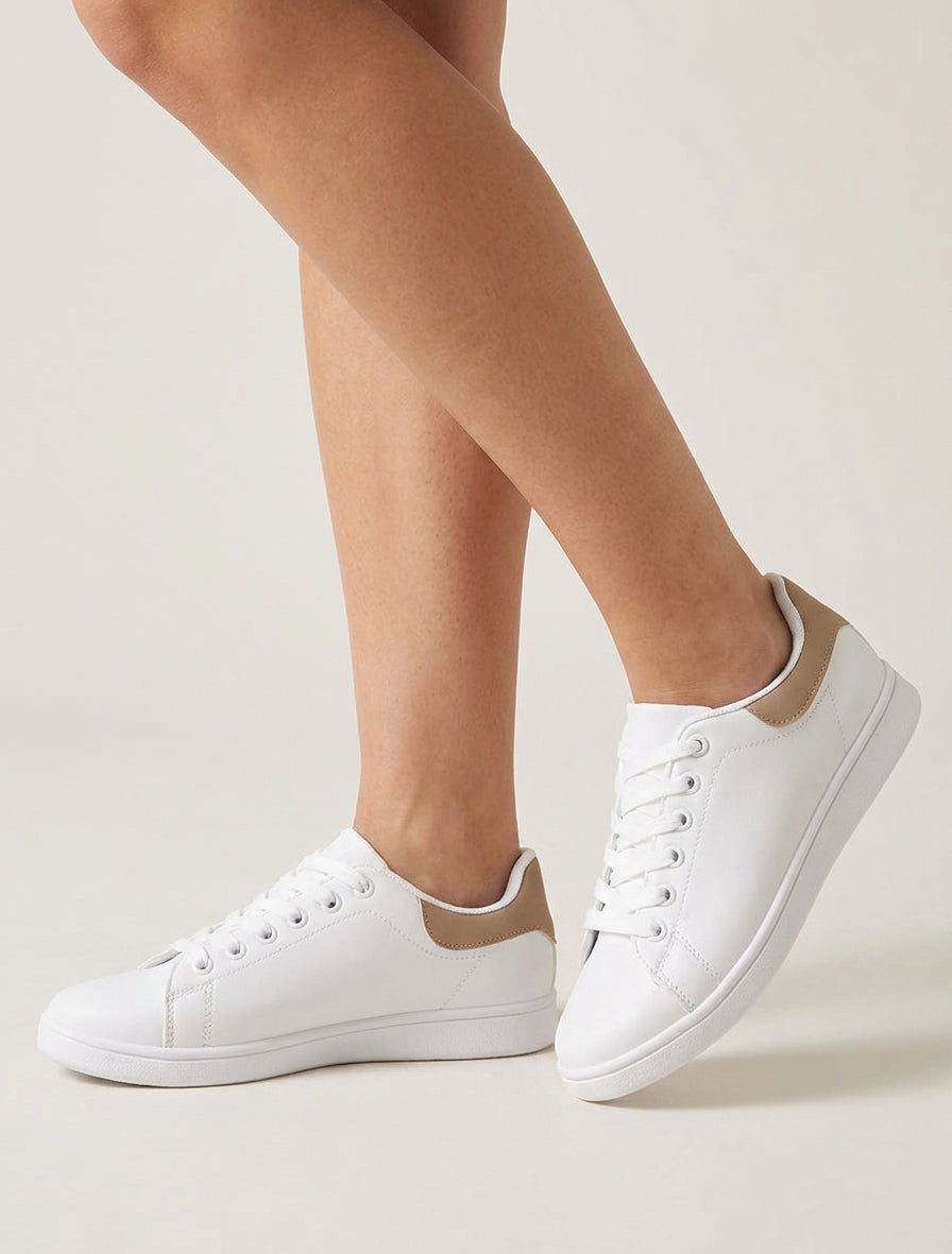 Sneakers basici con rinforzo a contrasto - Talpa