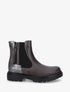 Bottines élastiquées à zip décoratif - Gris foncé - 1