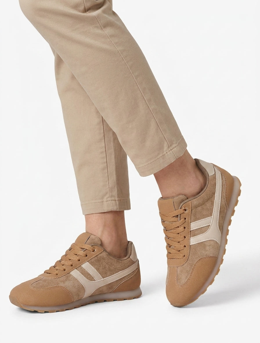 Sneakers uniti in camoscio - Chameau