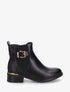 Bottines élastiquées à contrefort irisé - Noir - 1