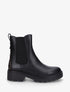 Bottines simili contrefort tacheté - Noir - 1