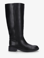 Bottes surpiqûres apparentes en simili - Noir - 1