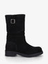 Bottines plissées à bouts ronds - Noir - 1
