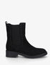 Bottines style chelsea en suédine - Noir - 1