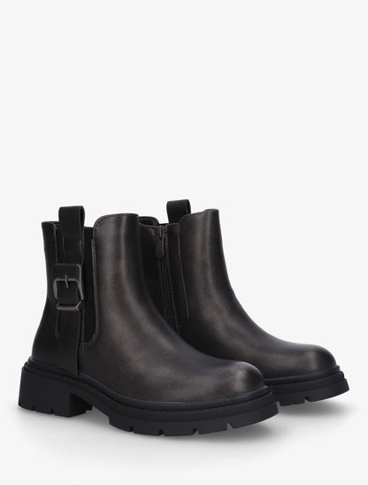 Bottines style chelsea à boucle décorative - Gun - 4