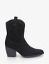 Bottines santiags à talon bottier - Noir - 1