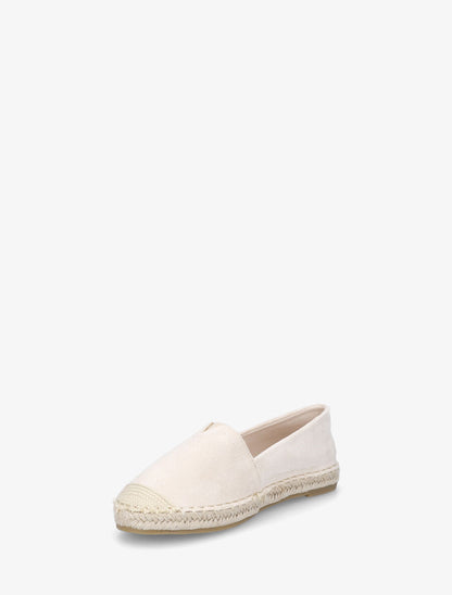 Espadrilles unies en suédine - Beige - 3