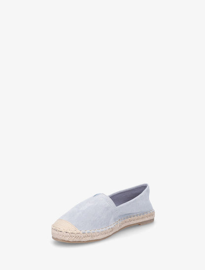 Espadrilles unies en suédine - Bleu - 3