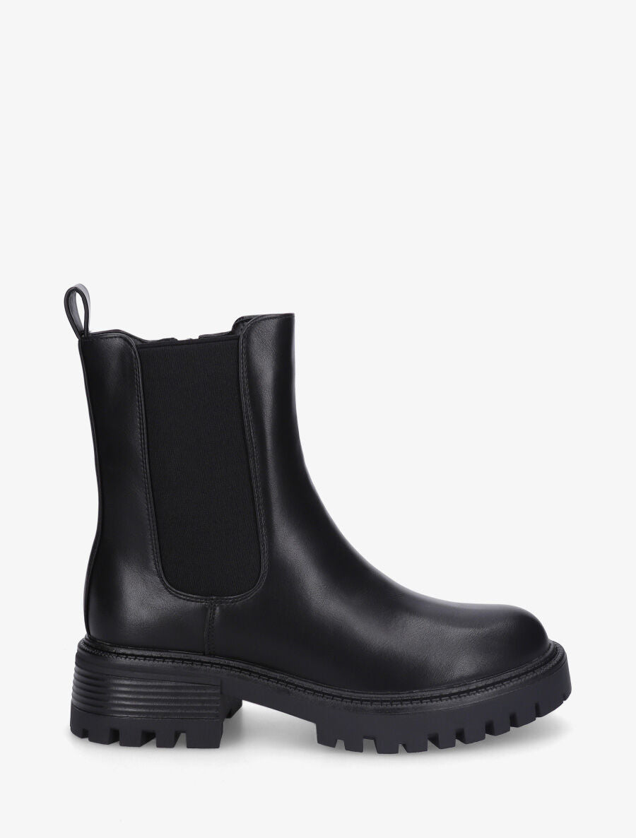 Bottines montantes élastiquées - Noir - 5
