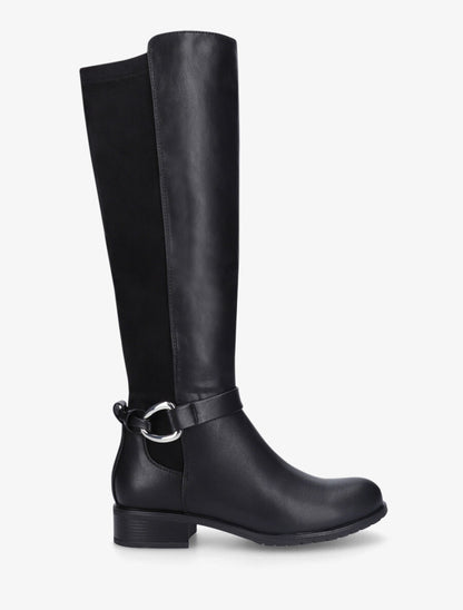Bottes bi-matière unies - Noir - 1