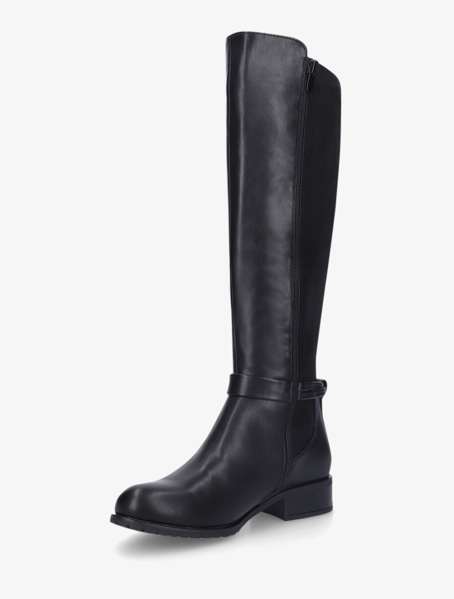 Bottes bi-matière unies - Noir - 3