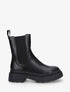 Bottines unies style chelsea - Noir - 5