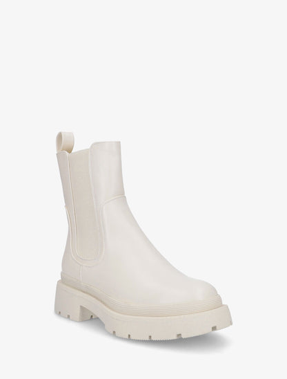 Bottines unies style chelsea - Beige - 2