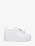 Sneakers à bijoux strassés - Blanc - 5