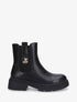 Bottines en simili élastiquées - Noir - 5
