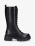 Bottines montantes à lacets - Noir - 1