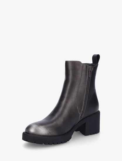 Bottines élastiquées à détail irisé - Bronze - 3