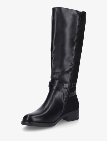 Bottes unies bi-matière - Noir - 3