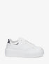 Sneakers à plateforme striée - Argent - 5