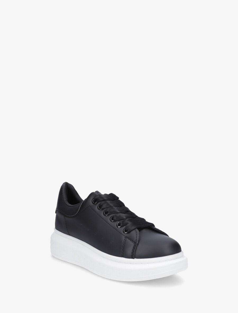 Sneakers classiques en simili - Noir - 2
