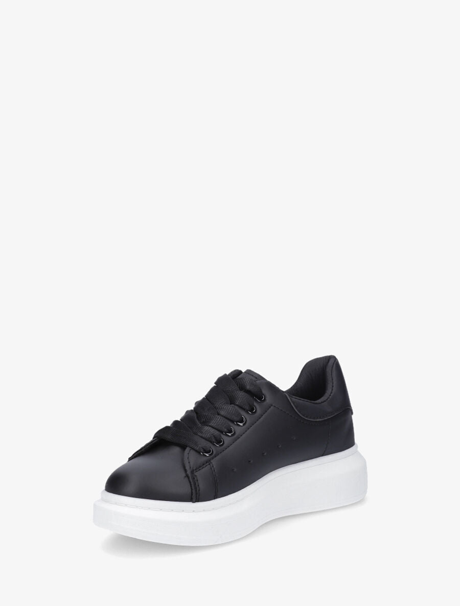 Sneakers classiques en simili - Noir - 3