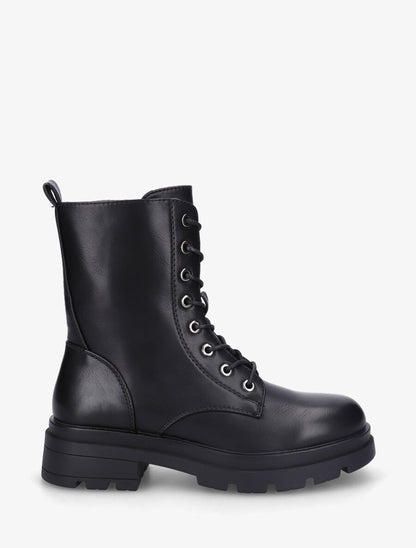 Bottines montantes à lacets - Noir - 5