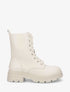 Bottines montantes à lacets - Beige - 1