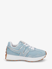 Baskets à empiècements denim - Bleu - 1