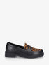 Mocassins imprimé léopard en simili - Camel - 1