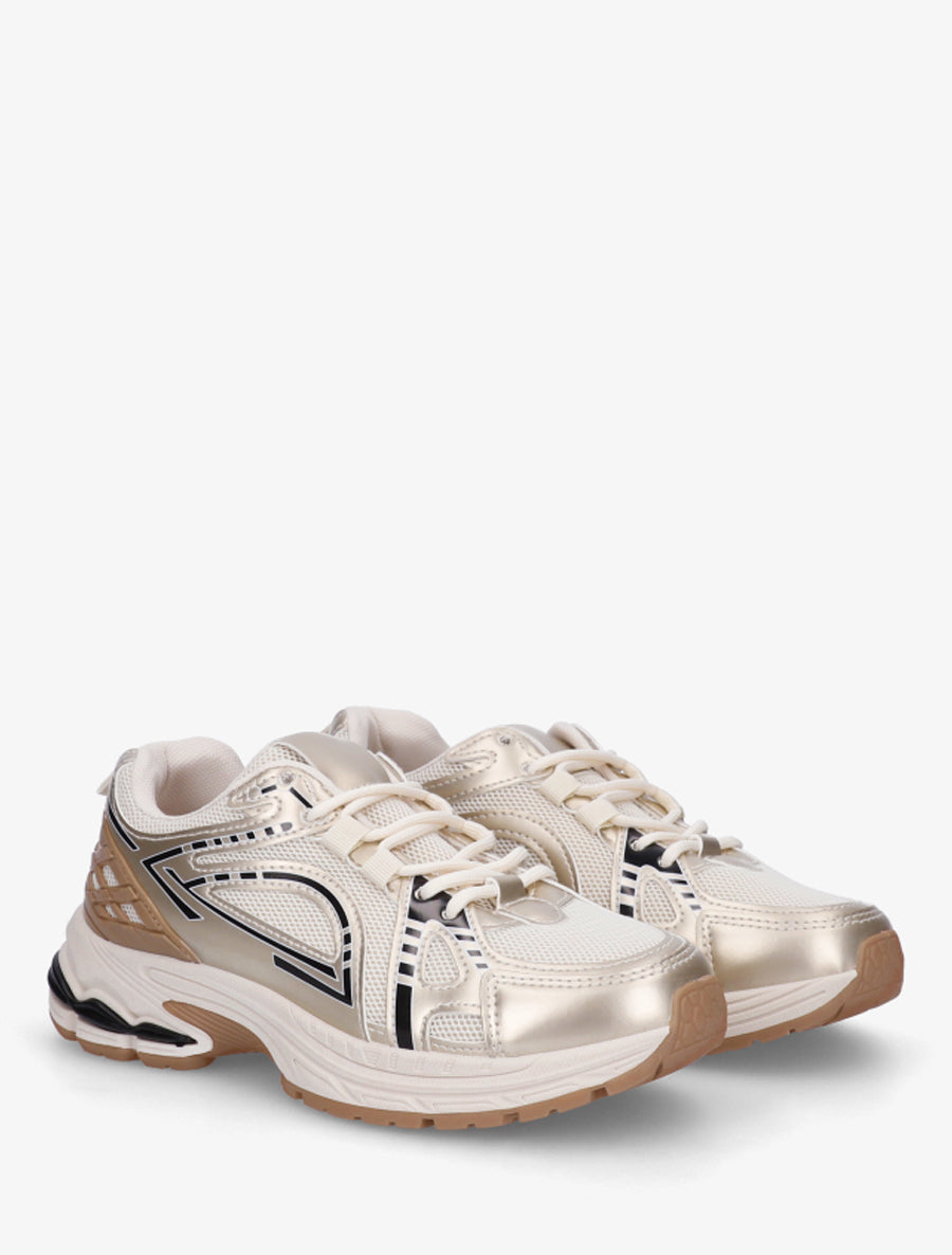 Baskets style running - Beige - 4