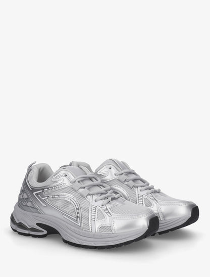 Baskets style running - Argent - 4