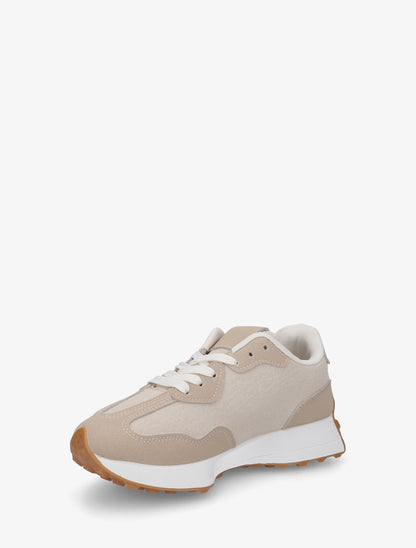 Baskets à bandes contrastantes - Beige - 3