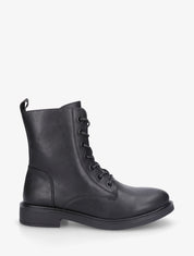 Bottines montantes à lacets - Noir - 1