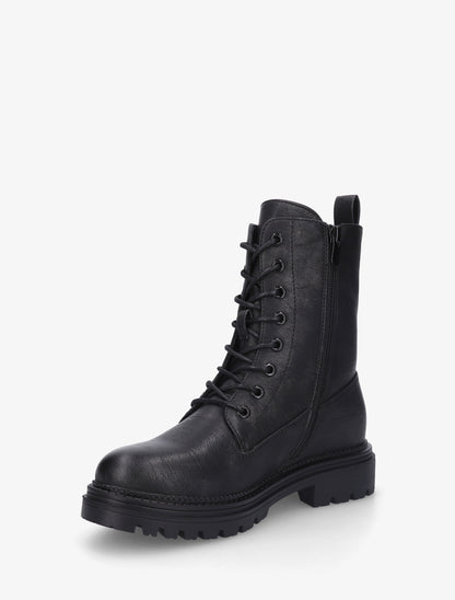 Boots en simili style rangers - Noir - 3
