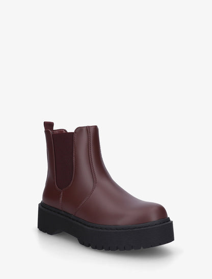 Bottines style chelsea - Bordeaux - 2