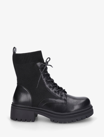 Bottines chaussettes - Noir - 1
