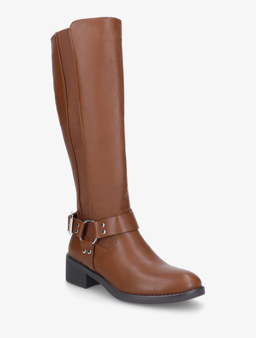 Stivali stile cavallerizza con fibbia - Chameau
