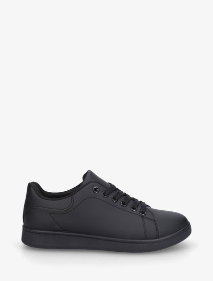 Baskets classiques en simili - Noir - 1