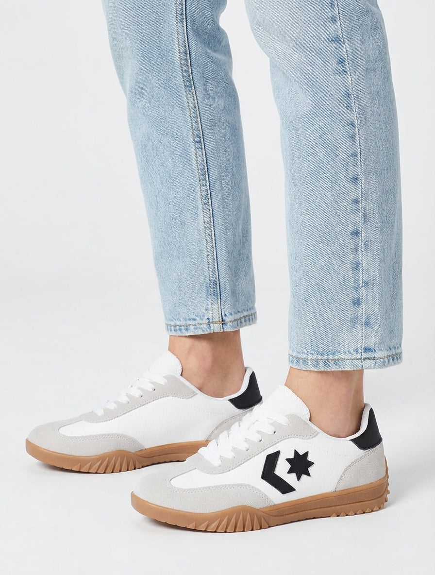 Scarpe da ginnastica con inserto a stella - Bianco