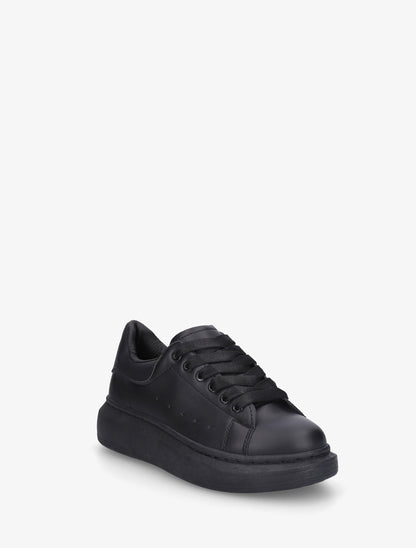 Baskets casual en simili - Noir - 2