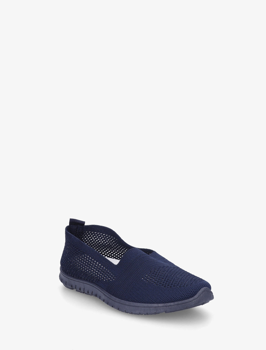 Slip-on en maille - Marine - 2
