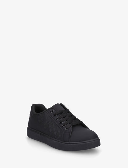 Sneakers basse con stampa grafica - Nero
