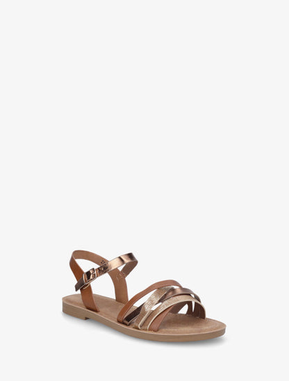 Nu-pieds fantaisies multibrides - Camel - 2