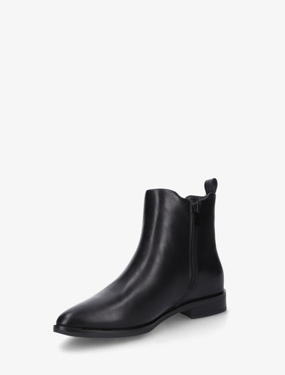 Bottines en simili à bouts pointus - Noir - 3
