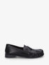 Mocassins en simili effet froncé - Noir - 1