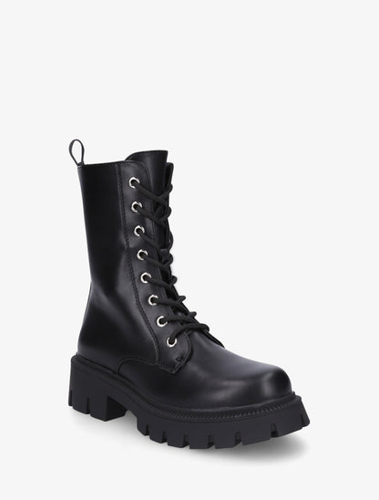 Bottines montantes à lacets - Noir - 2